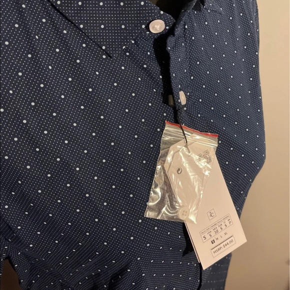 Zip code button down shirt- mens - Picture 2 of 4